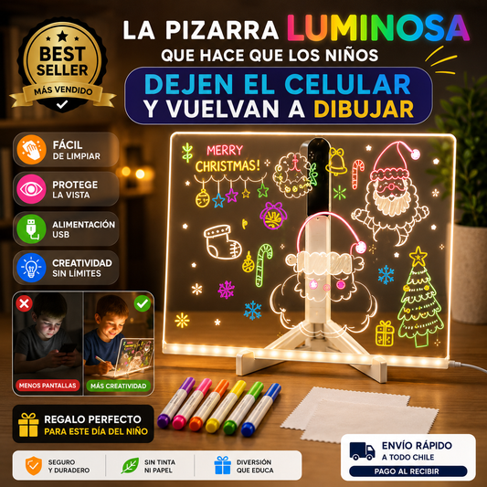 Pizarra Mágica Luz LED USB