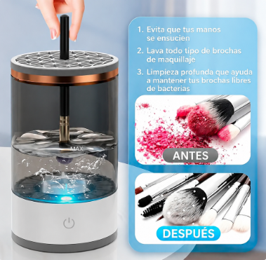 Lavadora de Brochas de Maquillaje
